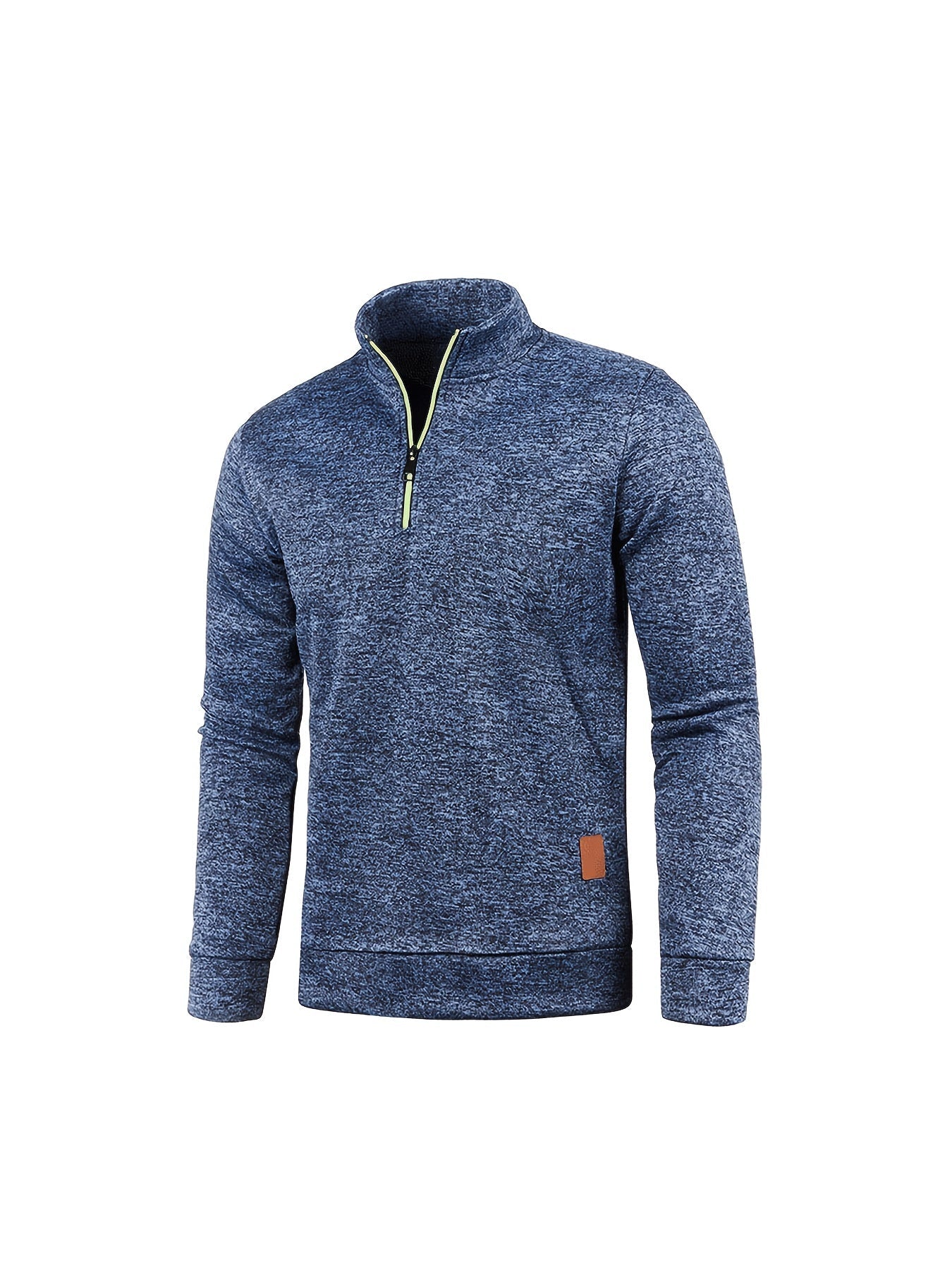 Cozy Fleece Quarter Zip Pullover Sweater - OutfitLondon