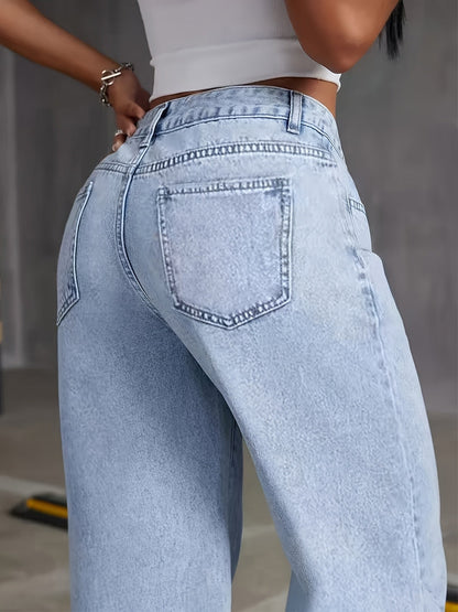 Fashionable High Rise Women's Jeans