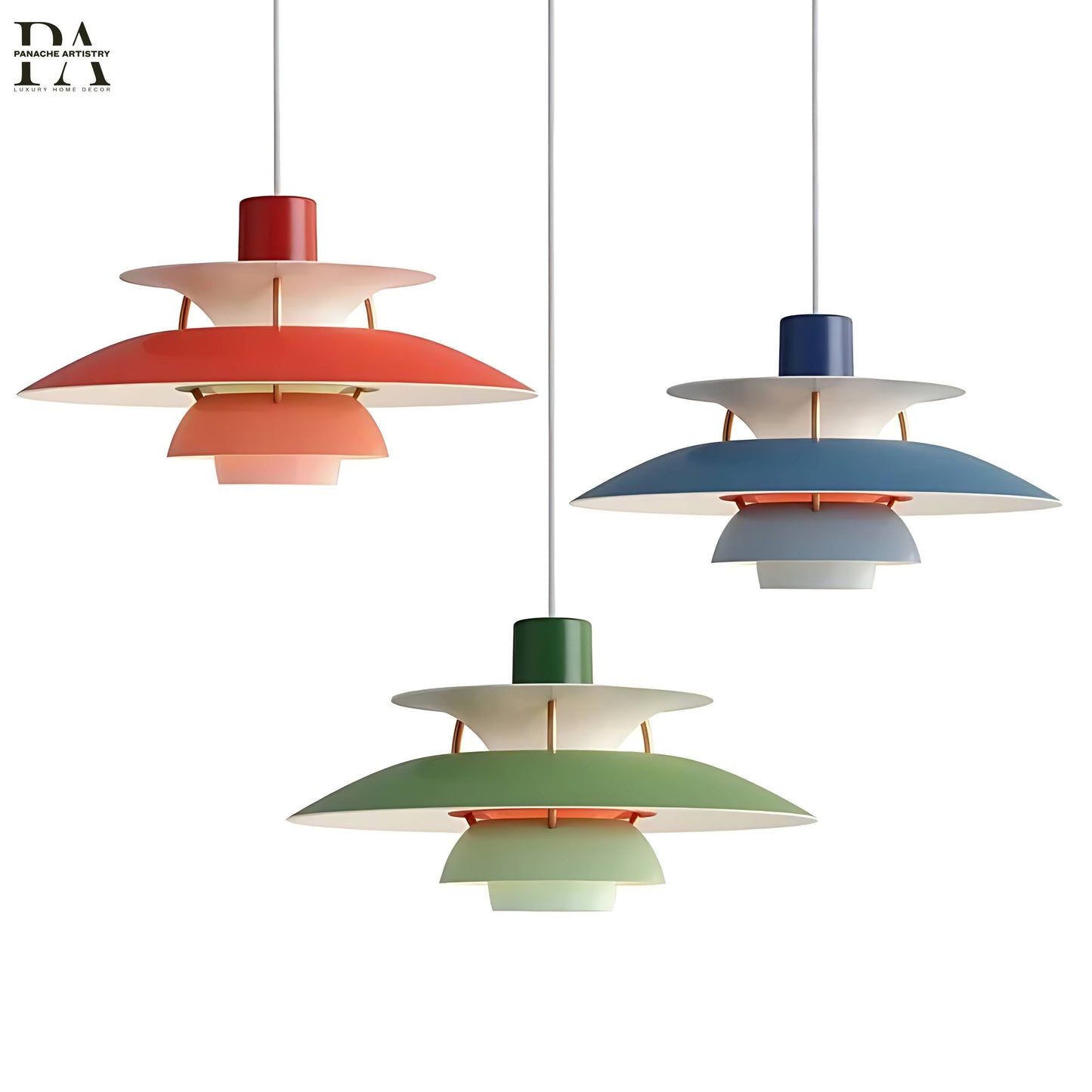 Vibrant Glass Drop Light Fixture - OutfitLondon