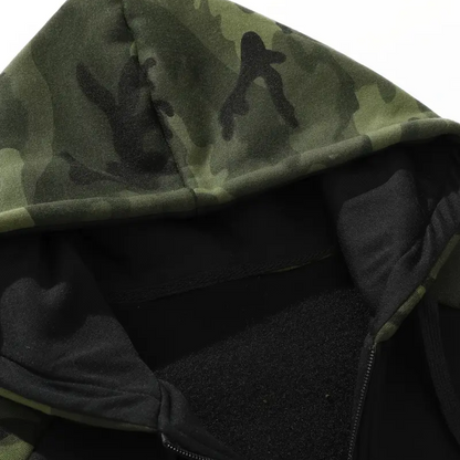 Soft Camouflage Fleece Mens Jacket