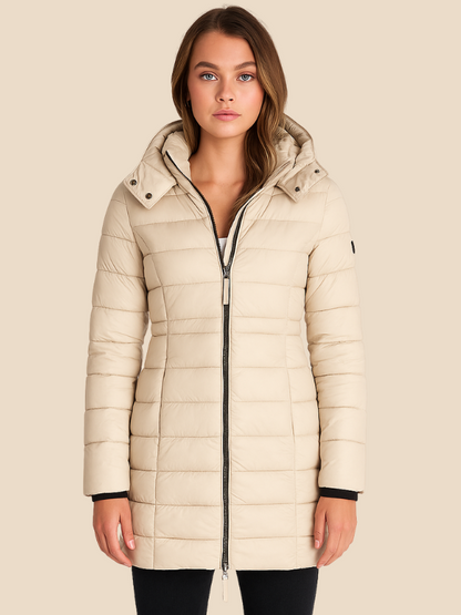 Warm Women's Hooded Parka Coat