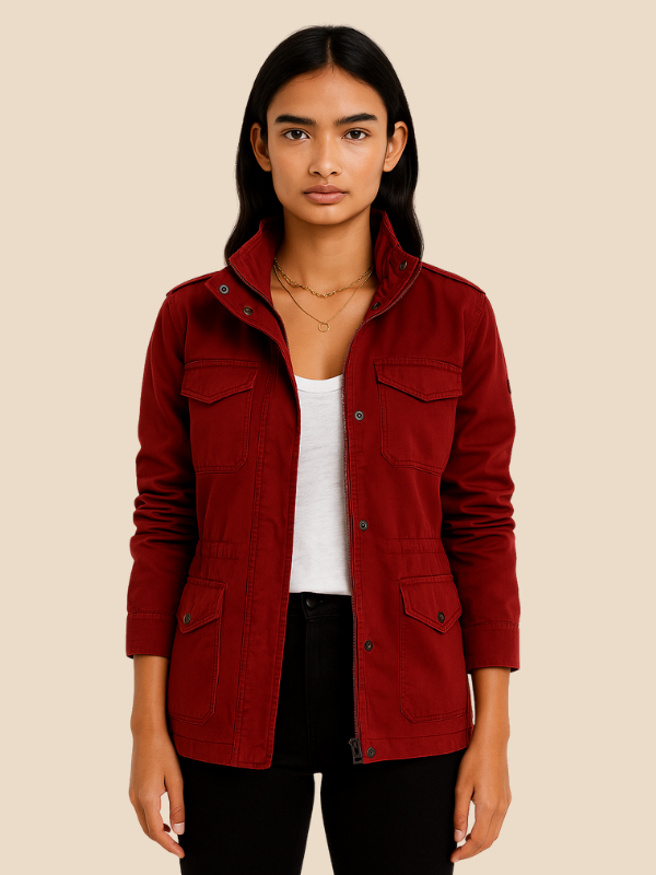 Women's Slim Fit Water Resistant Jacket