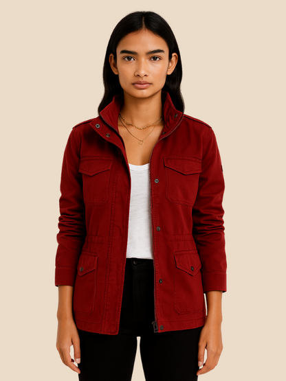 Women's Slim Fit Water Resistant Jacket