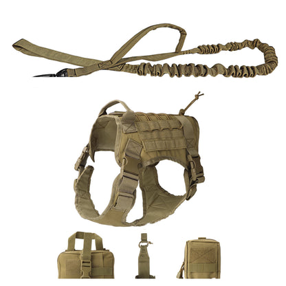 Military No-Pull Tactical Dog Harness Vest