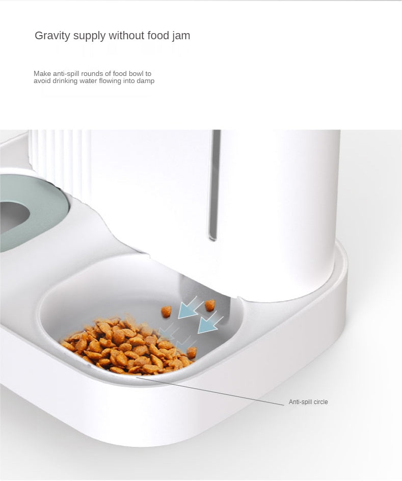 Pet Cat Bowl Dual-Use Dog for Feeder Bowls