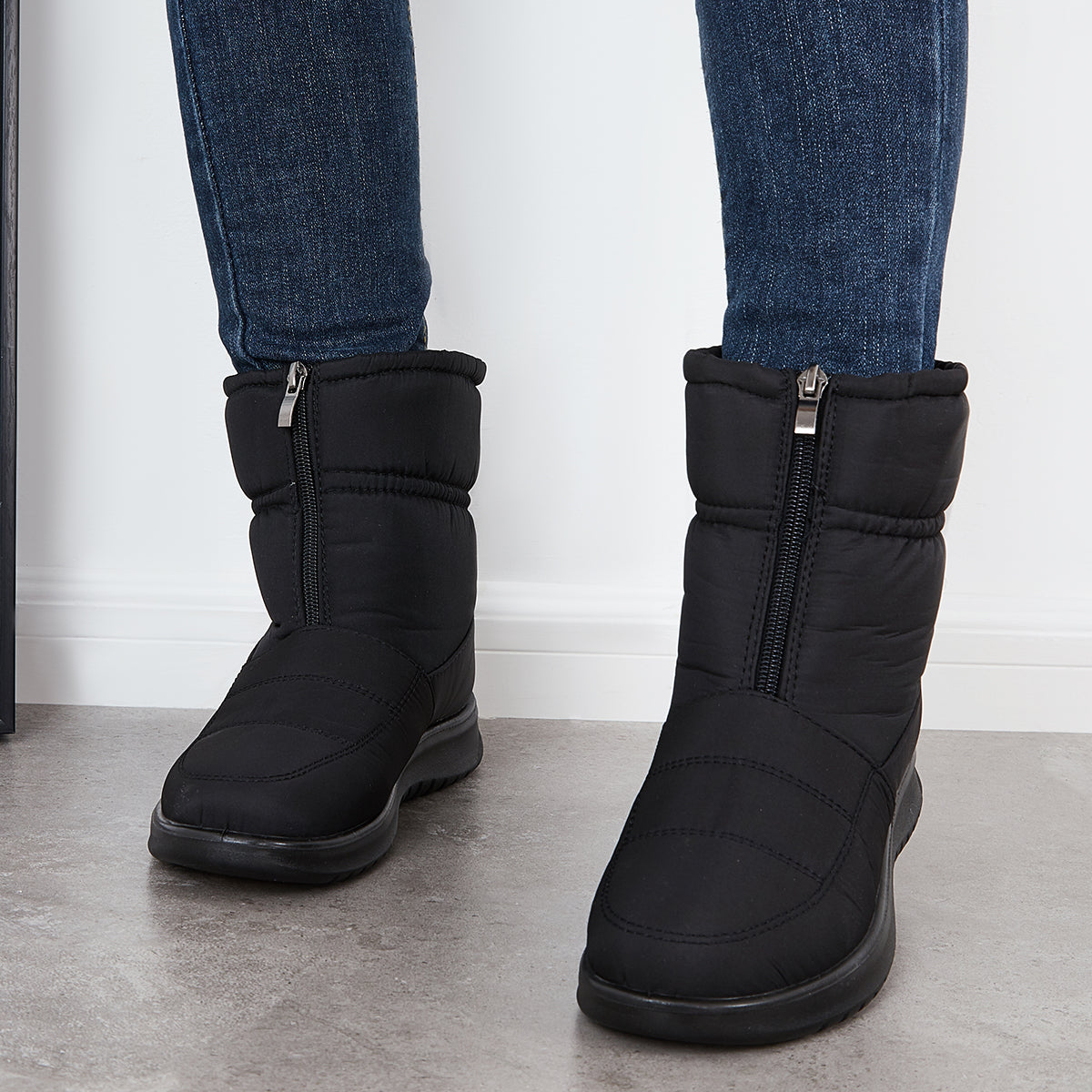 Waterproof Winter Snow Boots Warm Fur Lining Booties