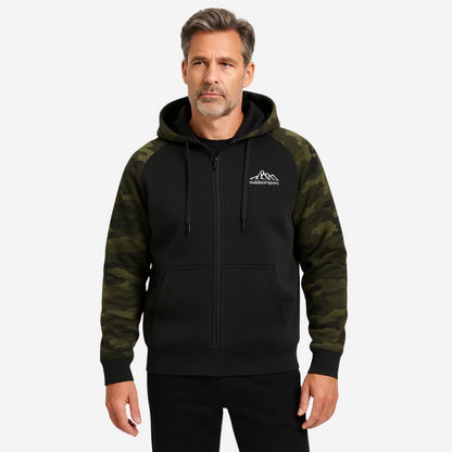 Soft Camouflage Fleece Mens Jacket