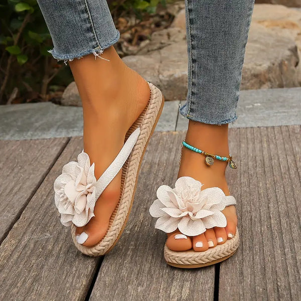 Ladies Floral Summer Sandals