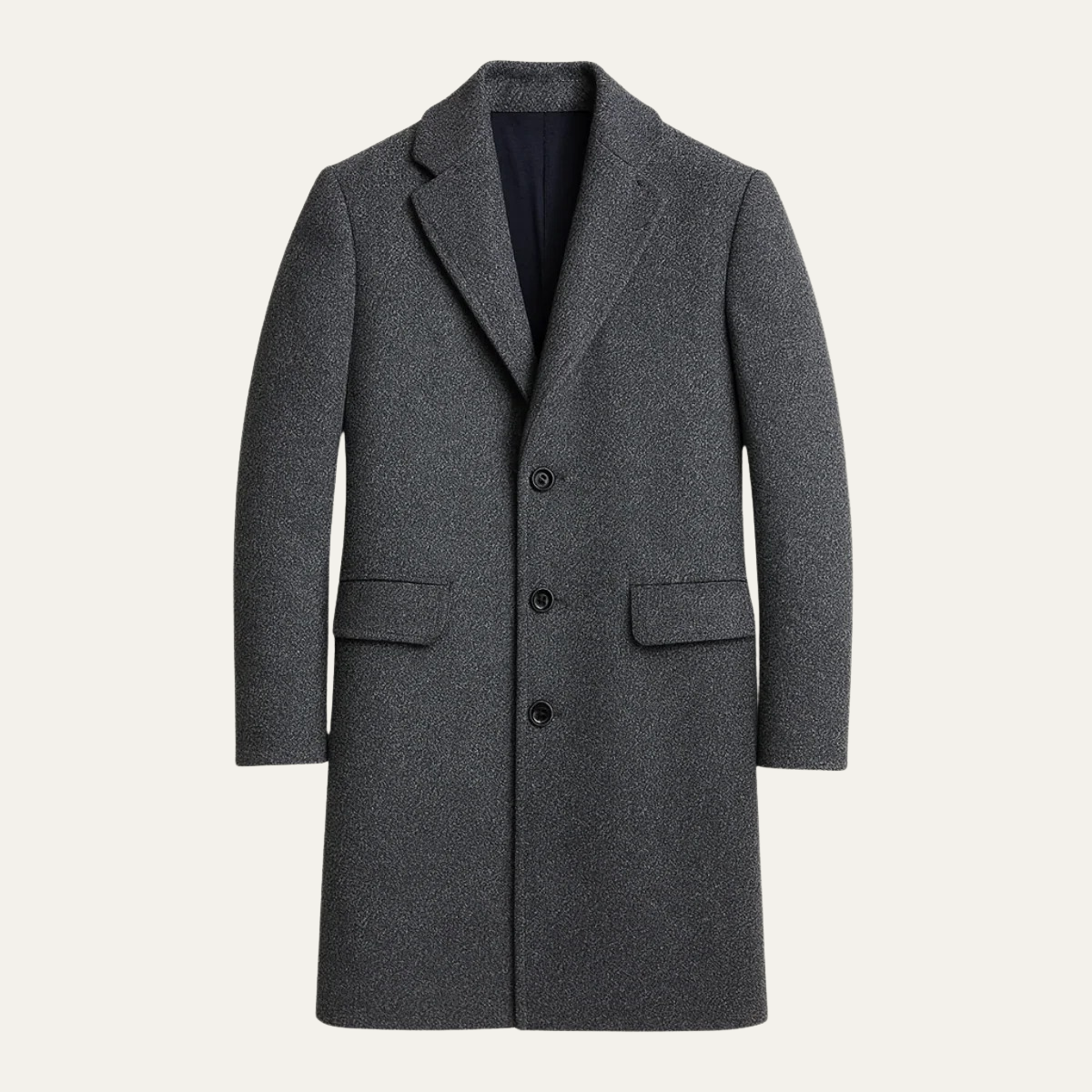 Warm Waterproof Men's Long Smart Winter Coat