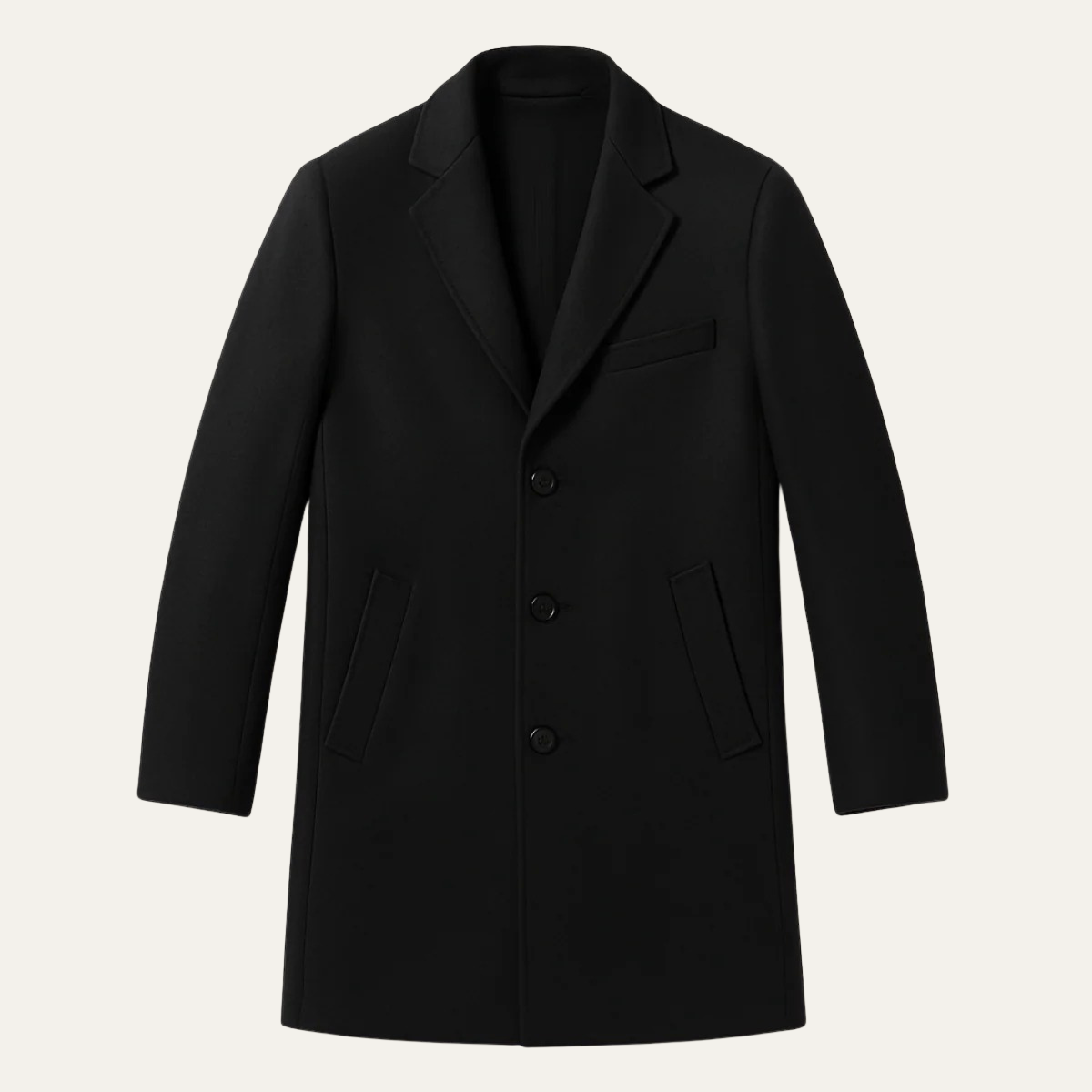 Warm Waterproof Men's Long Smart Winter Coat - OutfitLondon