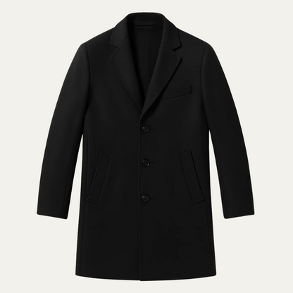 Warm Waterproof Men's Long Smart Winter Coat - OutfitLondon
