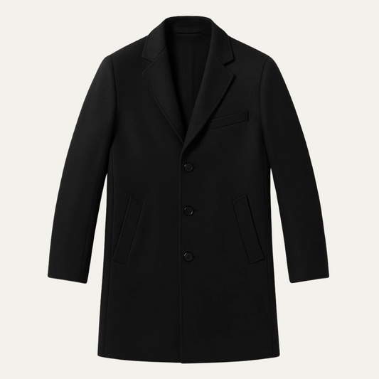 Warm Waterproof Men's Long Smart Winter Coat - OutfitLondon