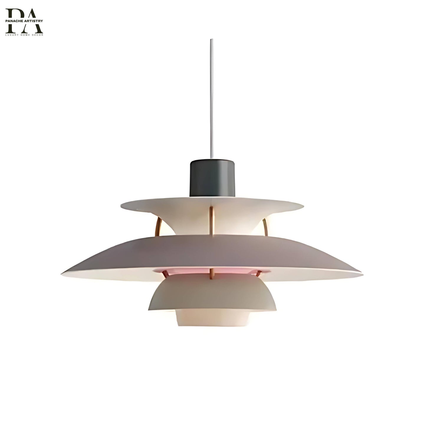 Vibrant Glass Drop Light Fixture