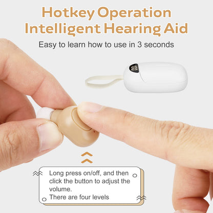 Hearing Aid for Seniors Rechargeable with Noise Cancelling