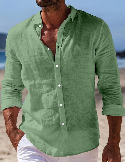 Men's Shirt Linen Shirt