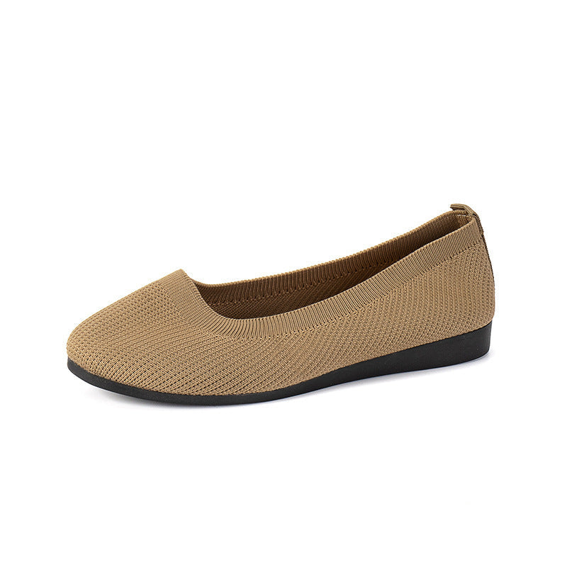 Women's Casual Leather Flat Shoes