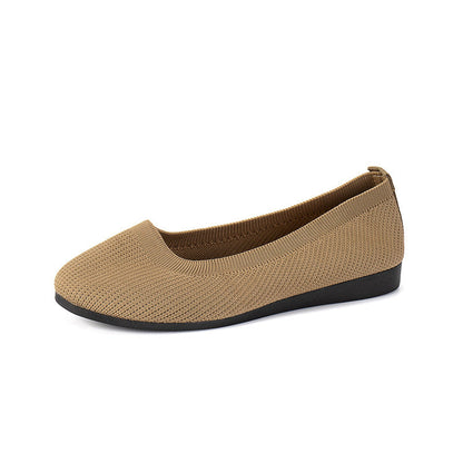Women's Casual Leather Flat Shoes