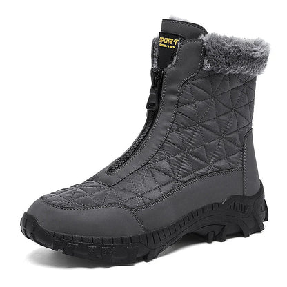 Insulated Men's Snow Boots - Waterproof and Durable