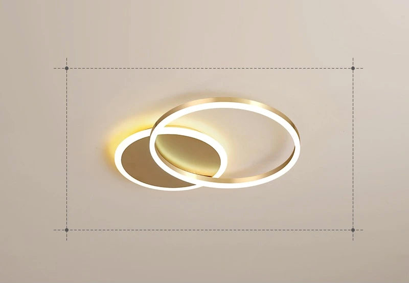 Relaxing LED Overhead Light with Cozy Glow