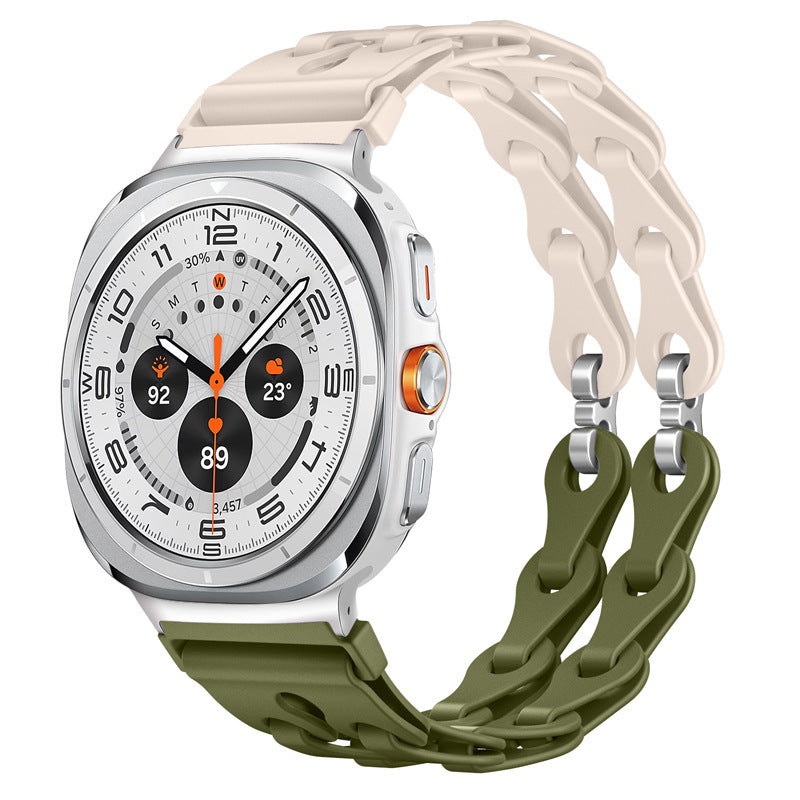 Flexible Rubber Strap for Samsung Galaxy Watch Ultra 47mm