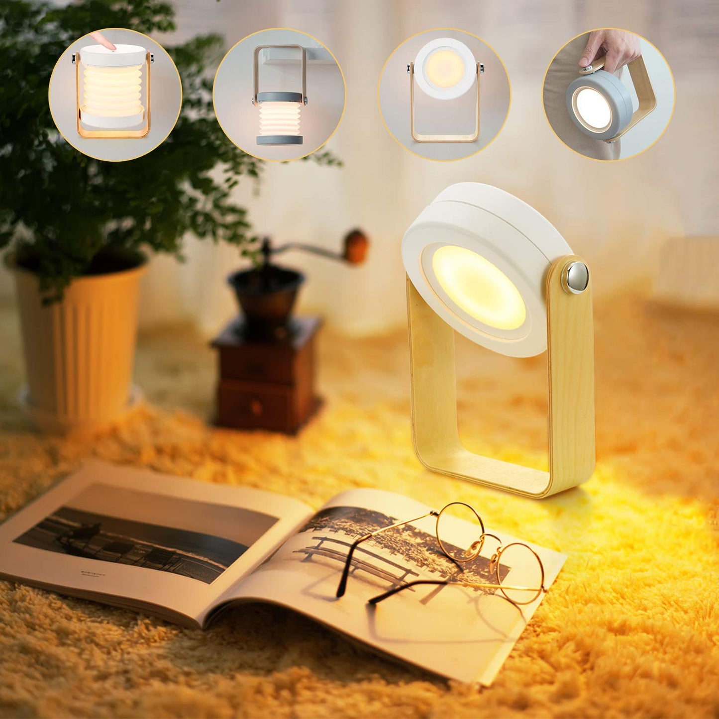 Portable Dimmable Touch Light Bedside