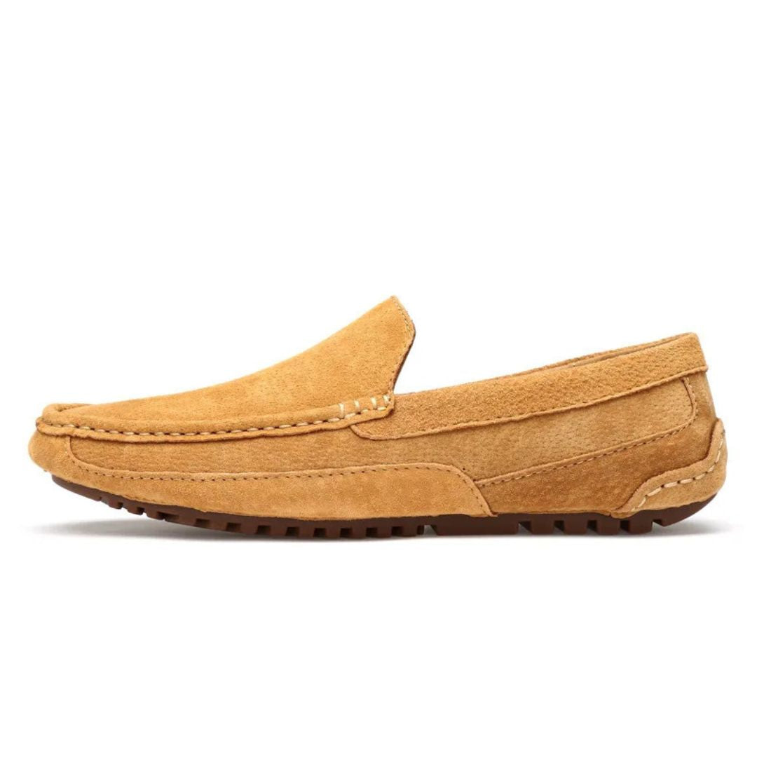Suede Driving Orthopedic Loafers Men