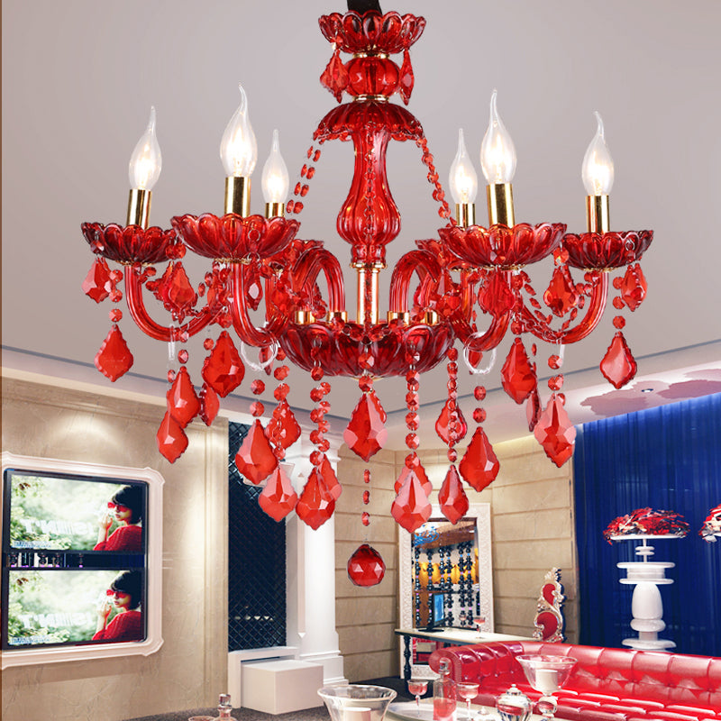Elegant Glass Drop Ceiling Light - OutfitLondon