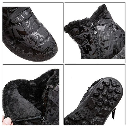 Stylish Women's Snow Boots with Fun Prints