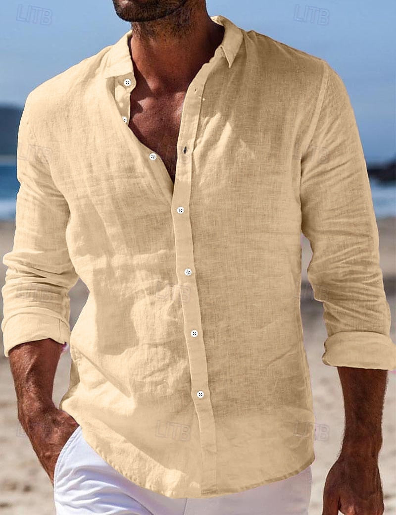 Men's Shirt Linen Shirt