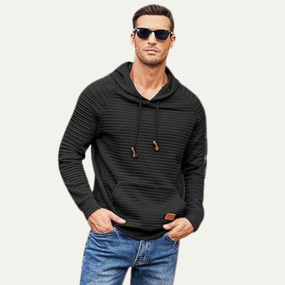 Comfortable Men's Breathable Waffle Jumper Sweater