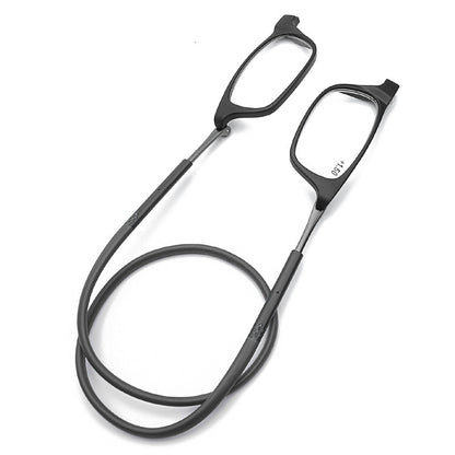 Reading Glasses High-grade Tr Magnetic Absorption Hanging Neck Funky Readers Glasses