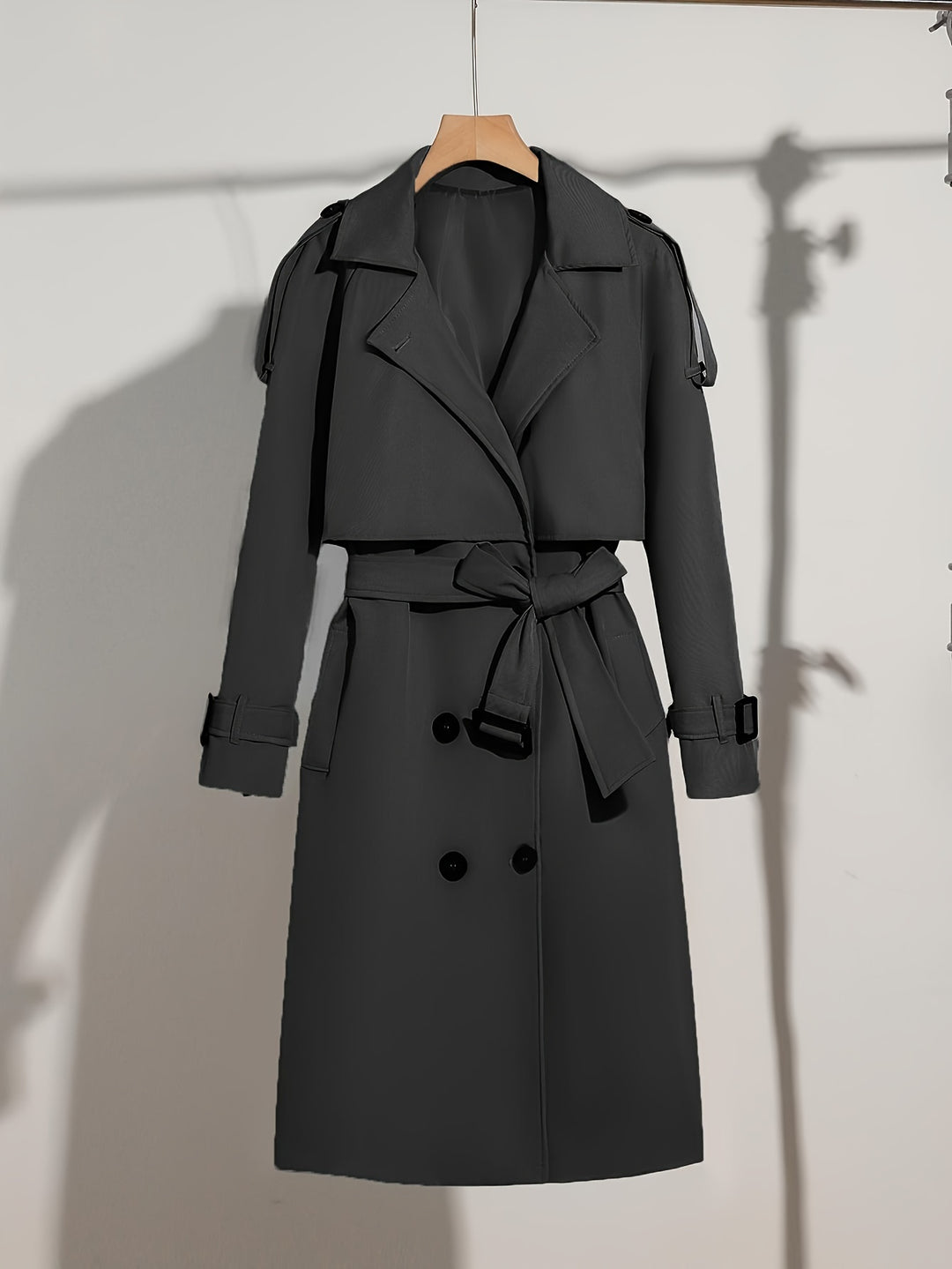 Timeless Raincoat with Fitted Waist Belt