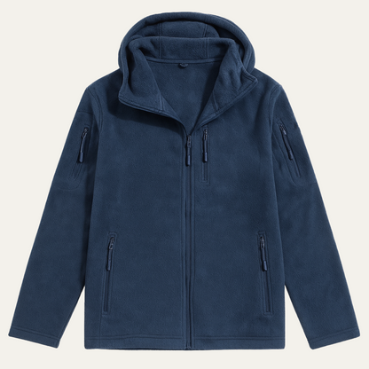 Warm Men's Fleece Tactical Hoodie Jacket - OutfitLondon