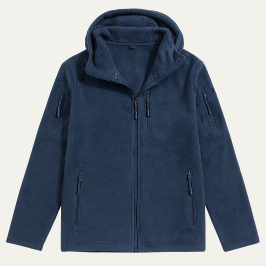 Warm Men's Fleece Tactical Hoodie Jacket - OutfitLondon