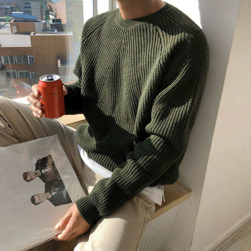 Soft Chunky Winter Sweater - OutfitLondon