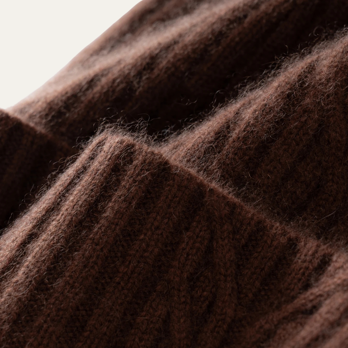 Premium Mens Ribbed Cashmere Winter Hat
