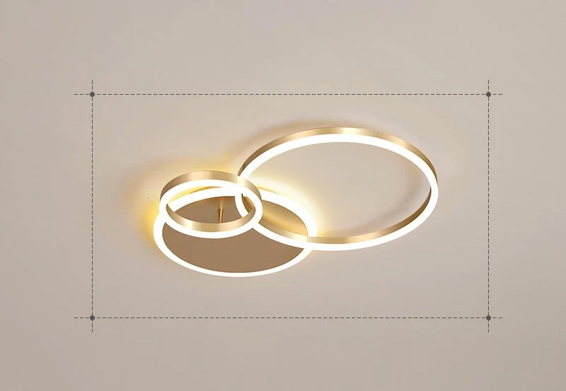 Relaxing LED Overhead Light with Cozy Glow