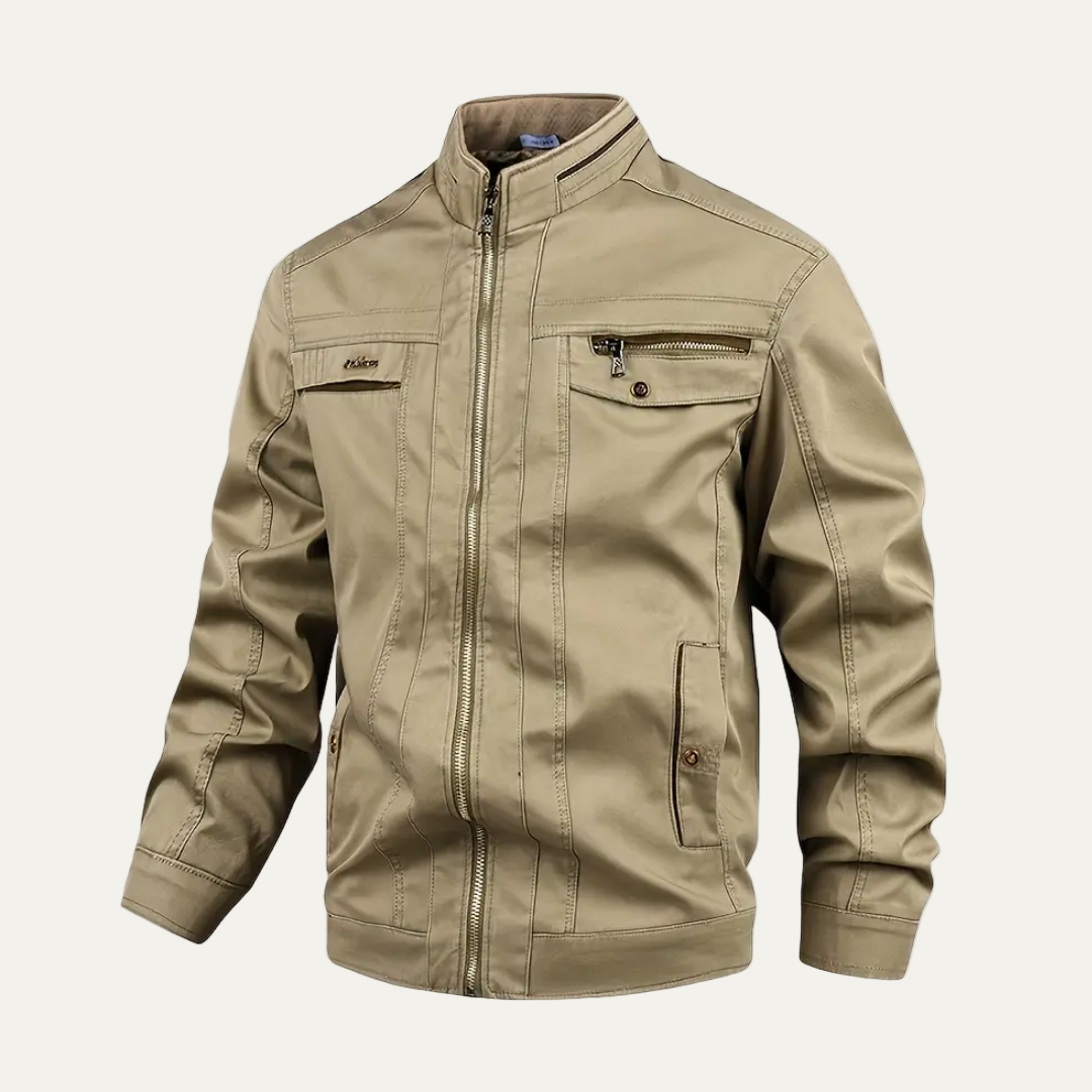 Men's Slim Fit Classic Bomber Jacket - OutfitLondon