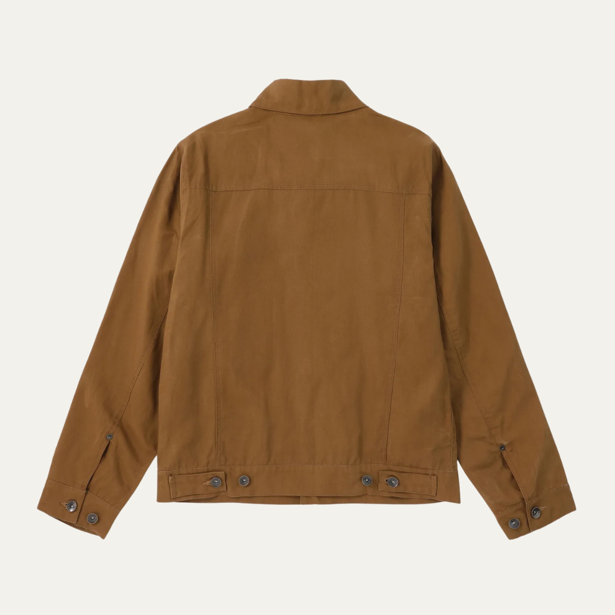 Rugged Men's Classic Canvas Bomber Jacket