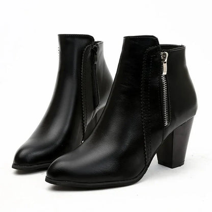 Low Heel Ankle Boots for Women