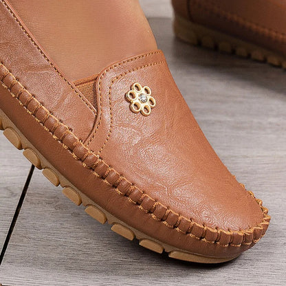 Women's Orthopedic Leather Shoes – Lightweight, Breathable, Anti-Slip