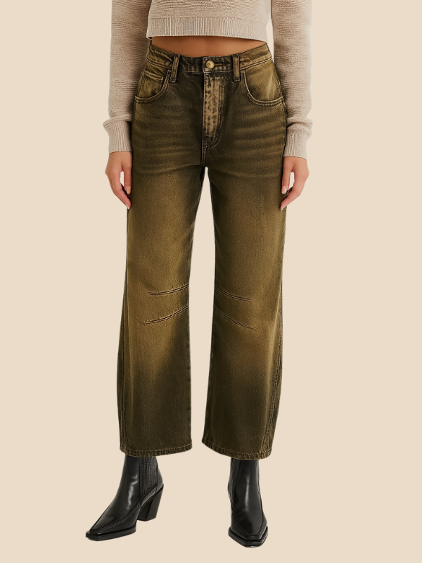 Fashionable Women's High Waisted Leopard Pants