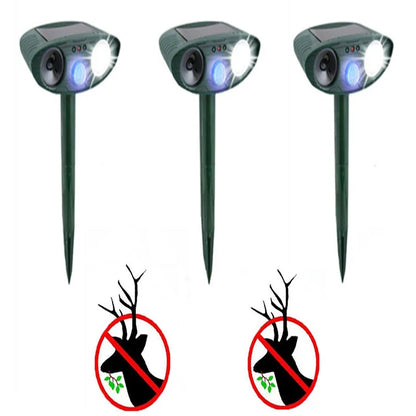 Ultrasonic Deer Repeller Solar Powered - Get Rid of Deer in 48 Hours