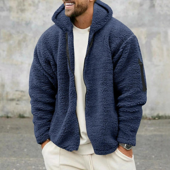 Classic Men's Zip Up Hoodie Jacket - OutfitLondon