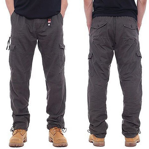 Men's Cargo Pants Hiking Pants Trousers Military Ripstop Breathable Quick Dry Zipper Pocket Pants
