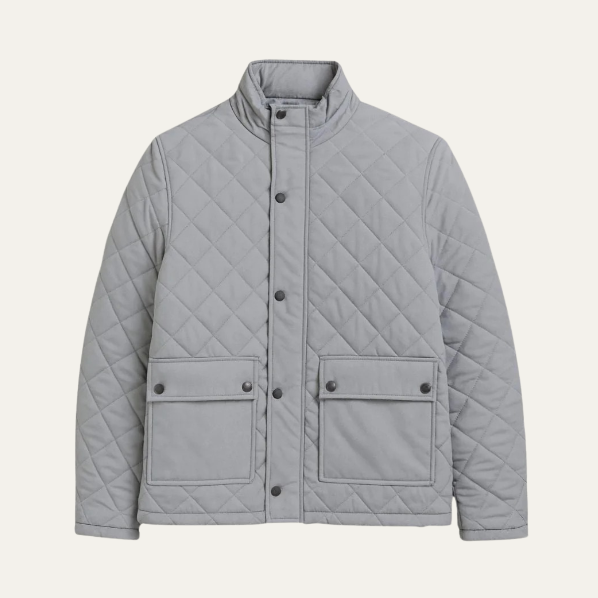 Insulated Men's Quilted Winter Coat - OutfitLondon