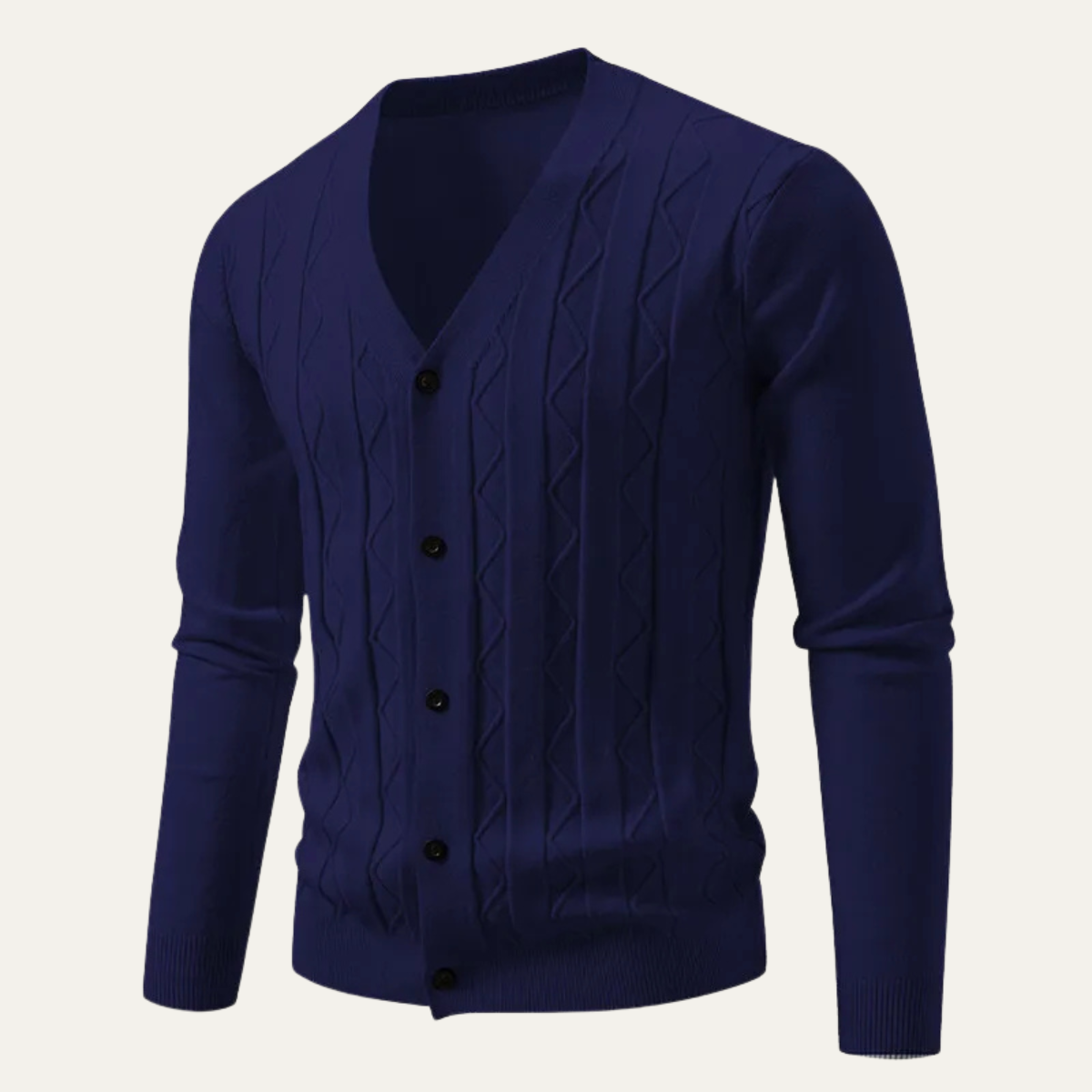 Classic Men's Breathable V Neck Sweater Cardigan