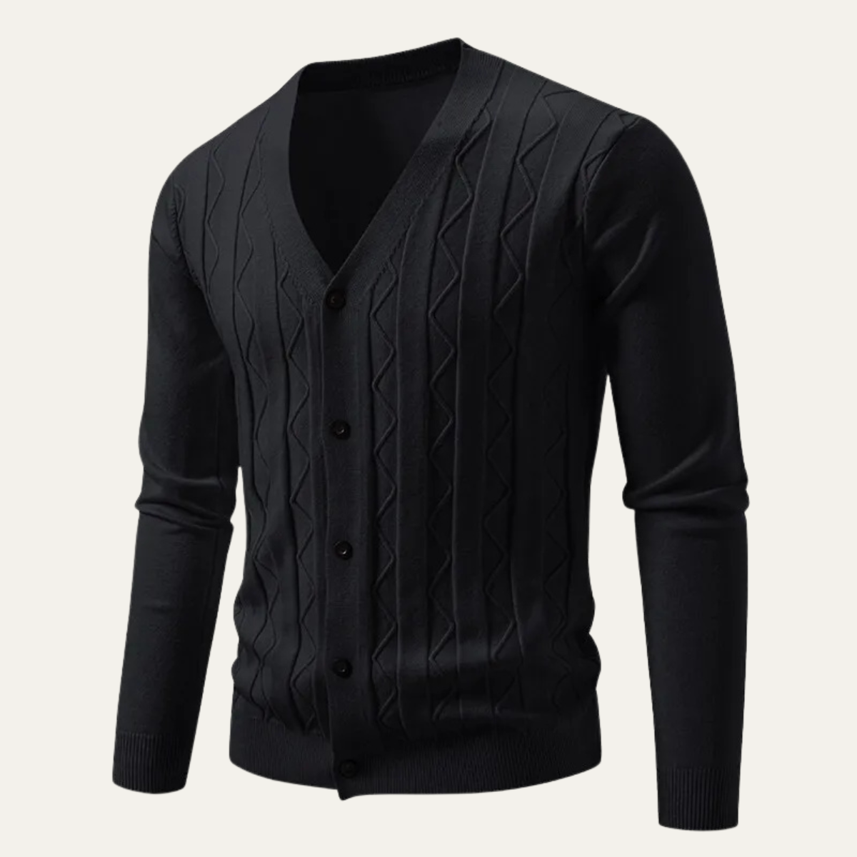 Classic Men's Breathable V Neck Sweater Cardigan