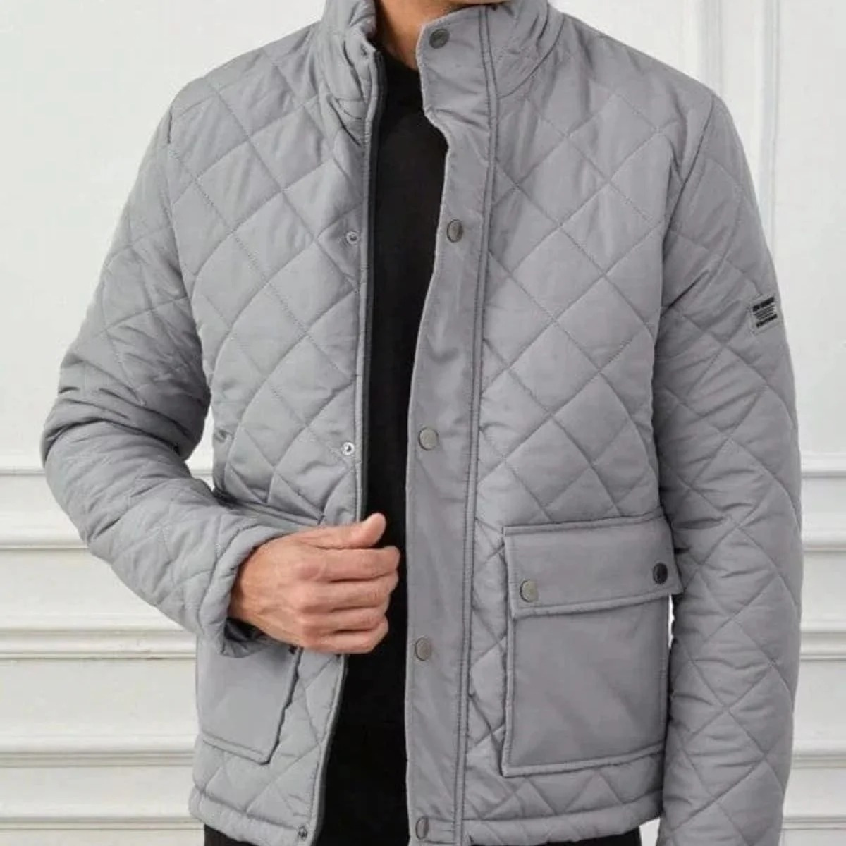 Insulated Men's Quilted Winter Coat