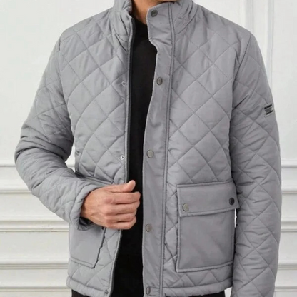 Insulated Men's Quilted Winter Coat